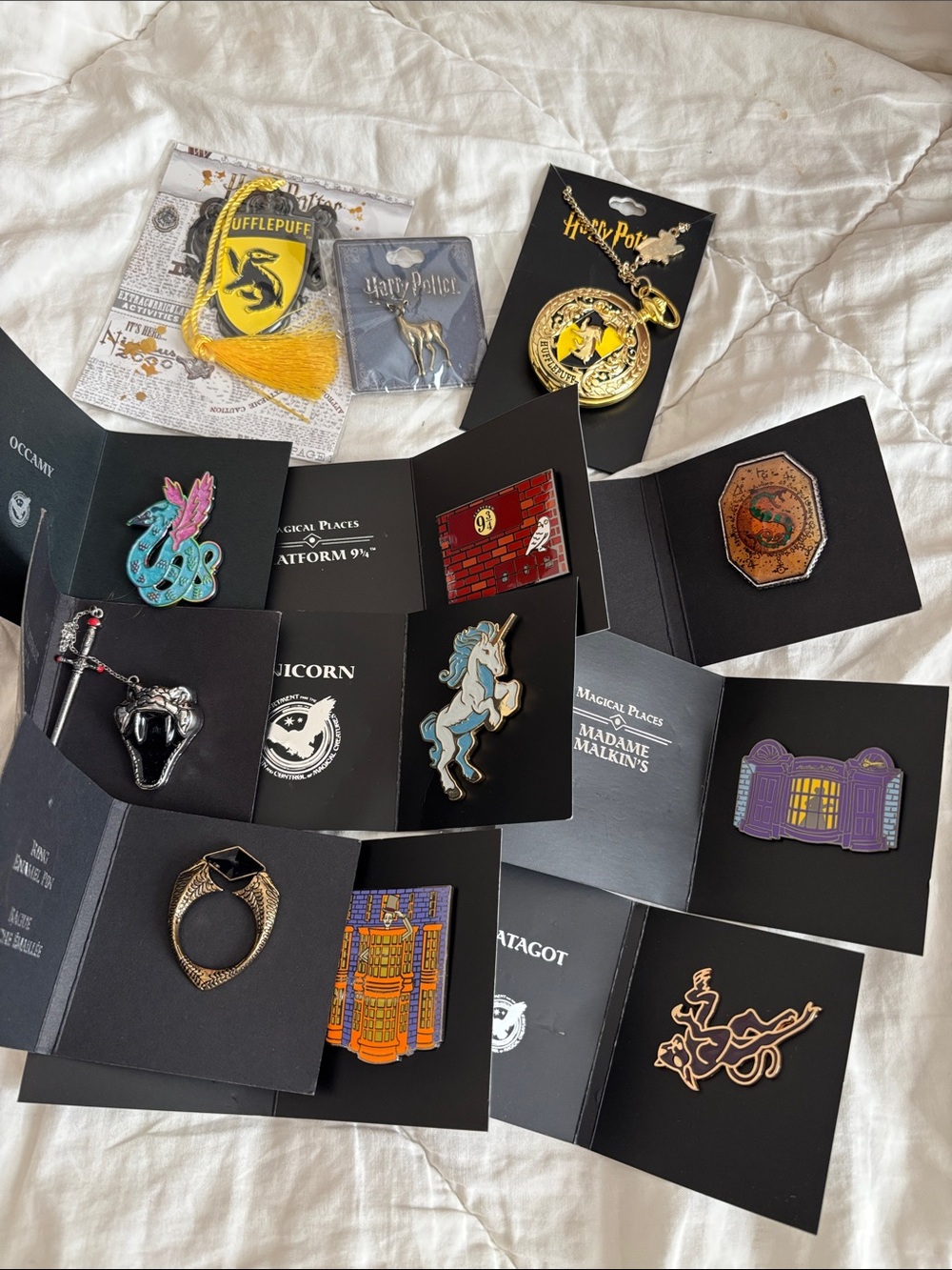 Loot Crate Harry Potter Pins and misc accessories